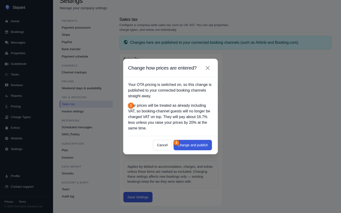 The confirmation shown before a mode switch is published